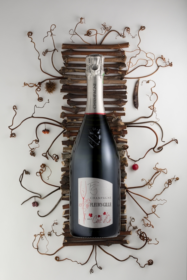 CHAMPAGNE FLEURY GILLE - Bouteille habillée